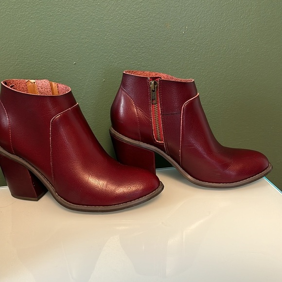 Farylrobin for free people red booties women’s size 7 - Picture 7 of 9